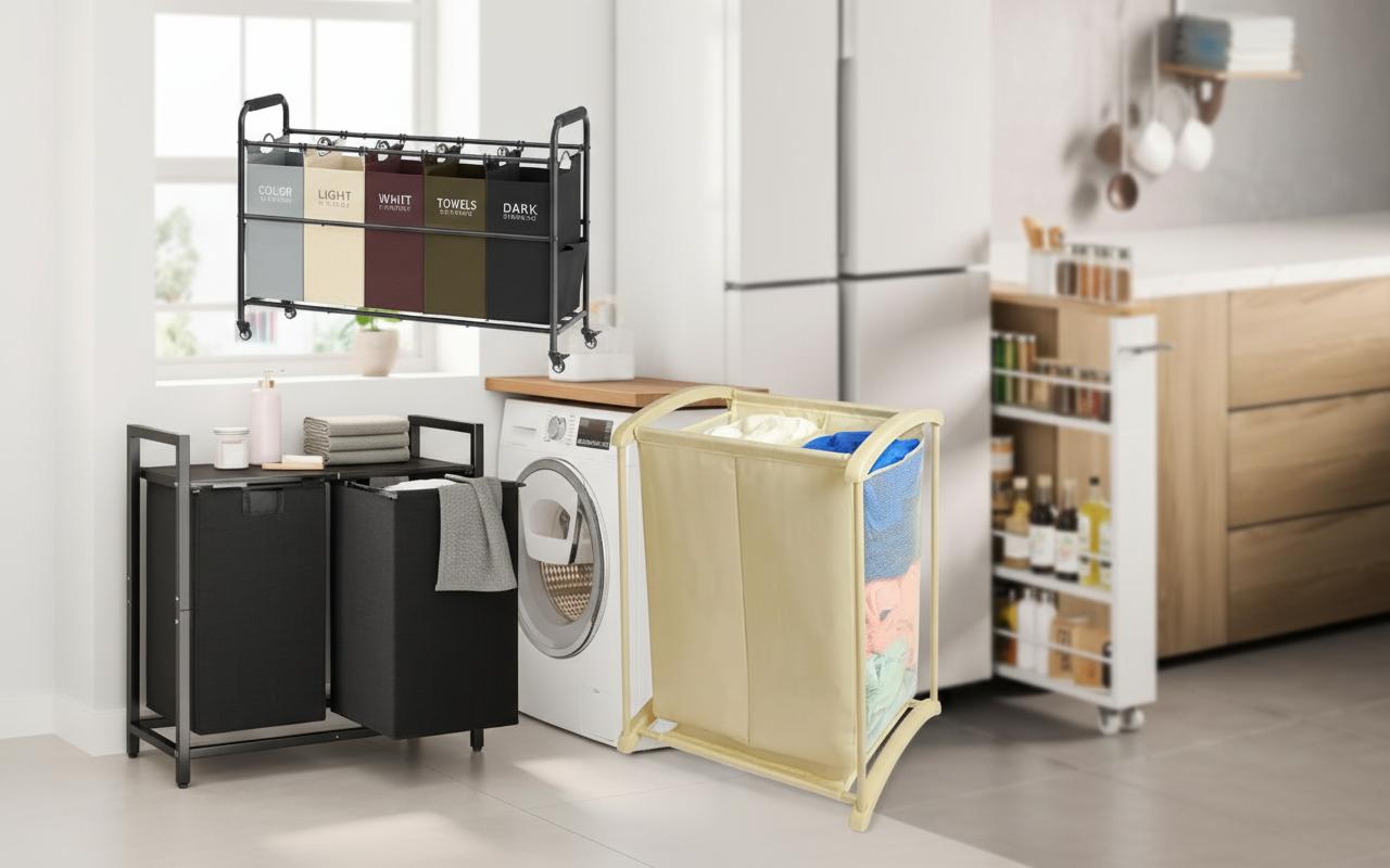 Best Smart Laundry Organizer - Efficient Sorting, Color and Fabric Specific, Space-Saving Design