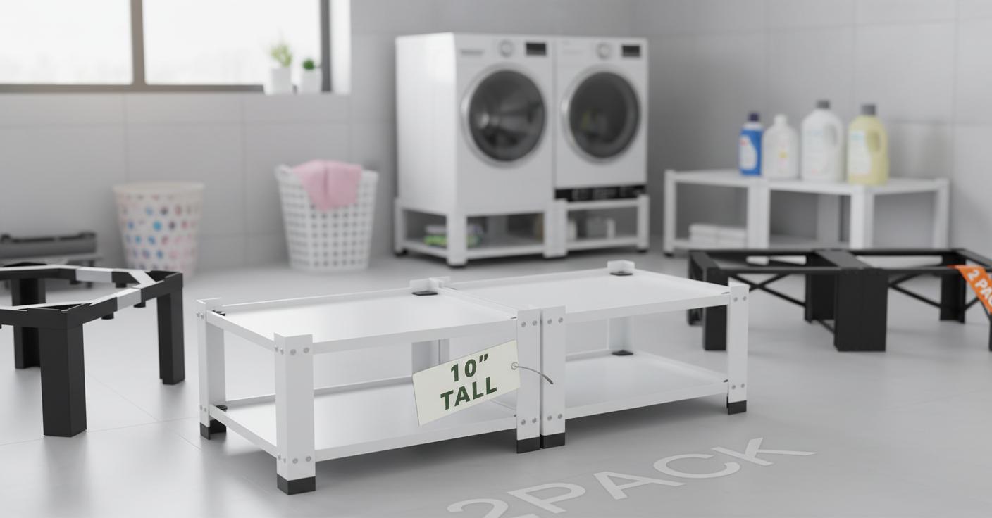 Best Space-Saving Laundry Pedestal - Ergonomic Design, Sturdy Build, and Back Pain Relief