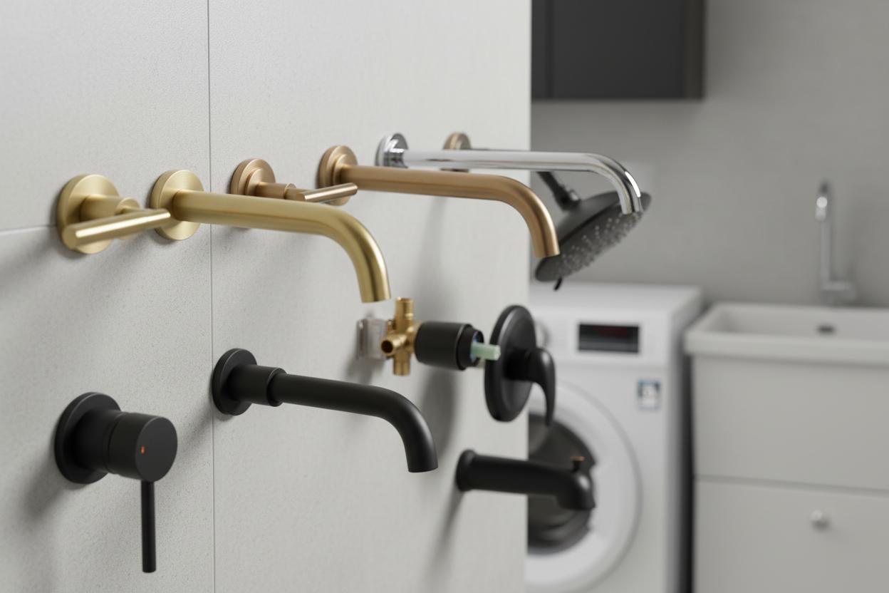 Best Space-Saving Wall Faucet - Stylish Design, Durable Build, Easy Temperature Control