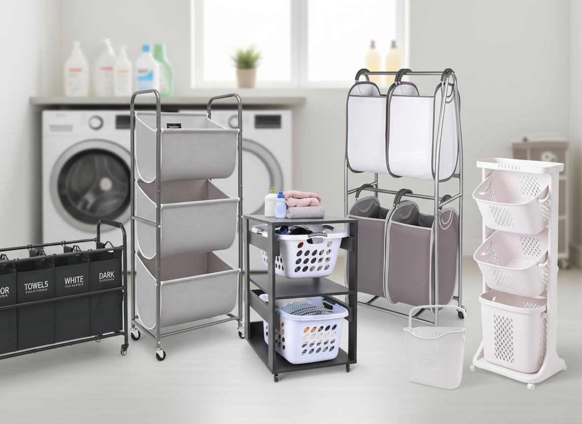 Best Stackable Laundry Sorter - Space-Saving Design, Multiple Sections, Durable Materials