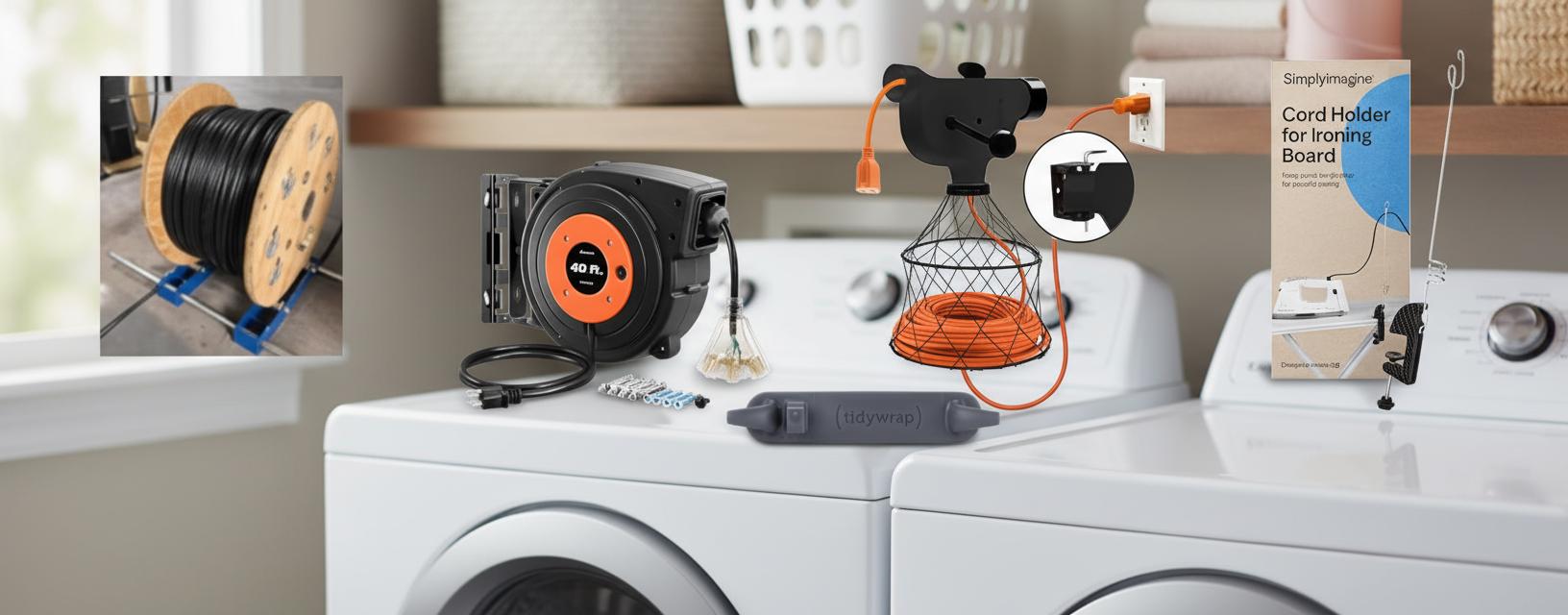 Best Tidy Cord Management Reel for Irons - Heavy-Duty Cable Handling, Durable Design and Easy Cord Storage
