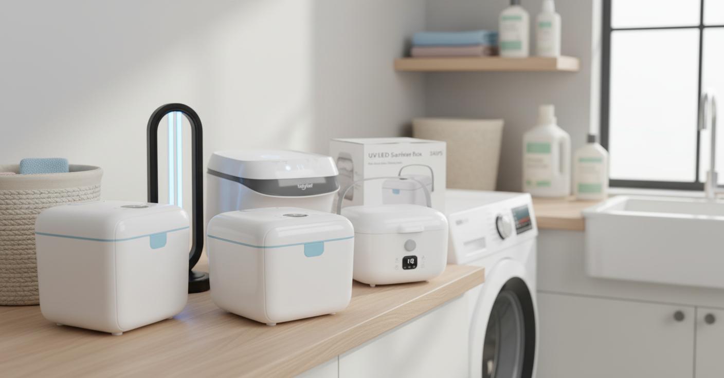 Best UV Light Sanitizer Box for Delicates - Powerful UV-C Sterilization, Safe on Sensitive Fabrics, and Versatile Home and Office Use