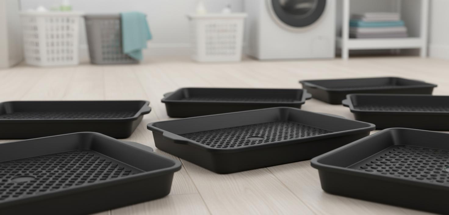 Best Ventilated Shoe Drying Tray - Protects Floors, Durable Rubber Material, Easy to Clean