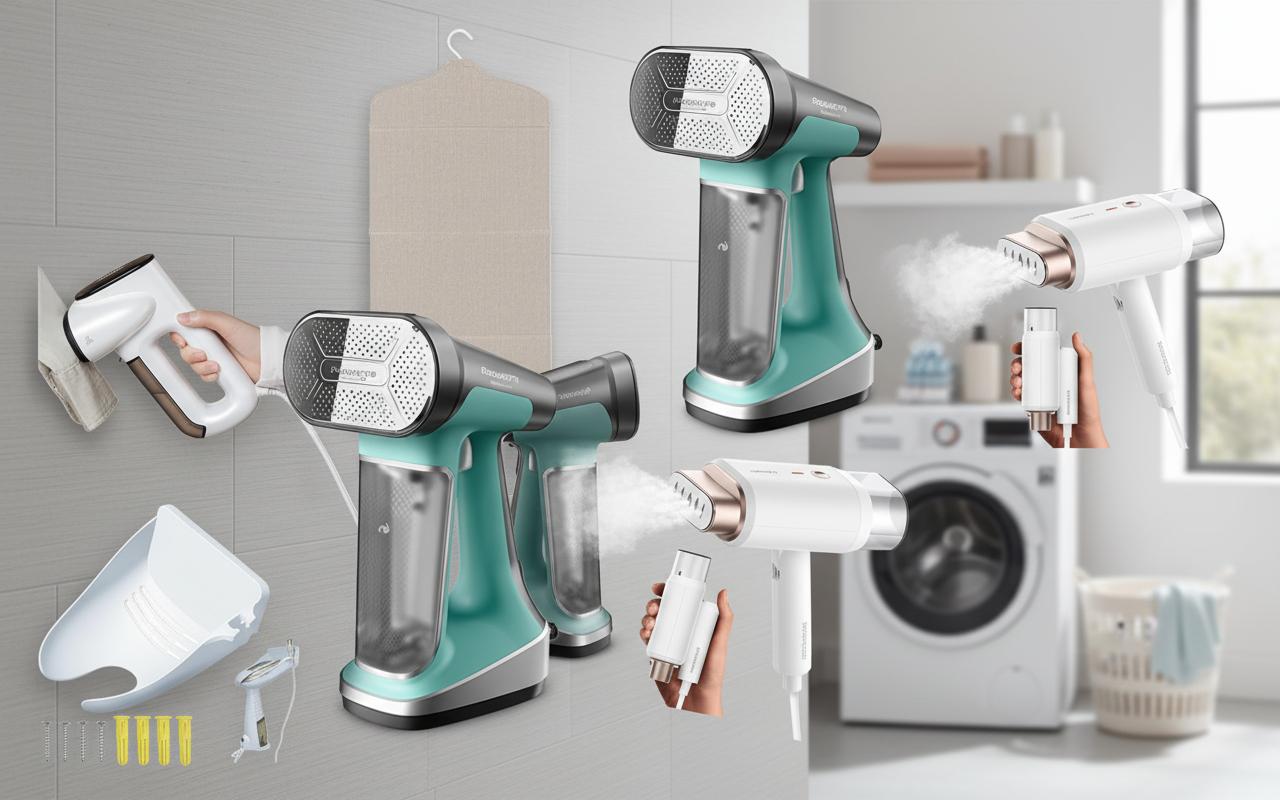 Best Wall-Mounted Garment Steamer - Compact Design, Quick Heating, and Powerful Wrinkle Removal