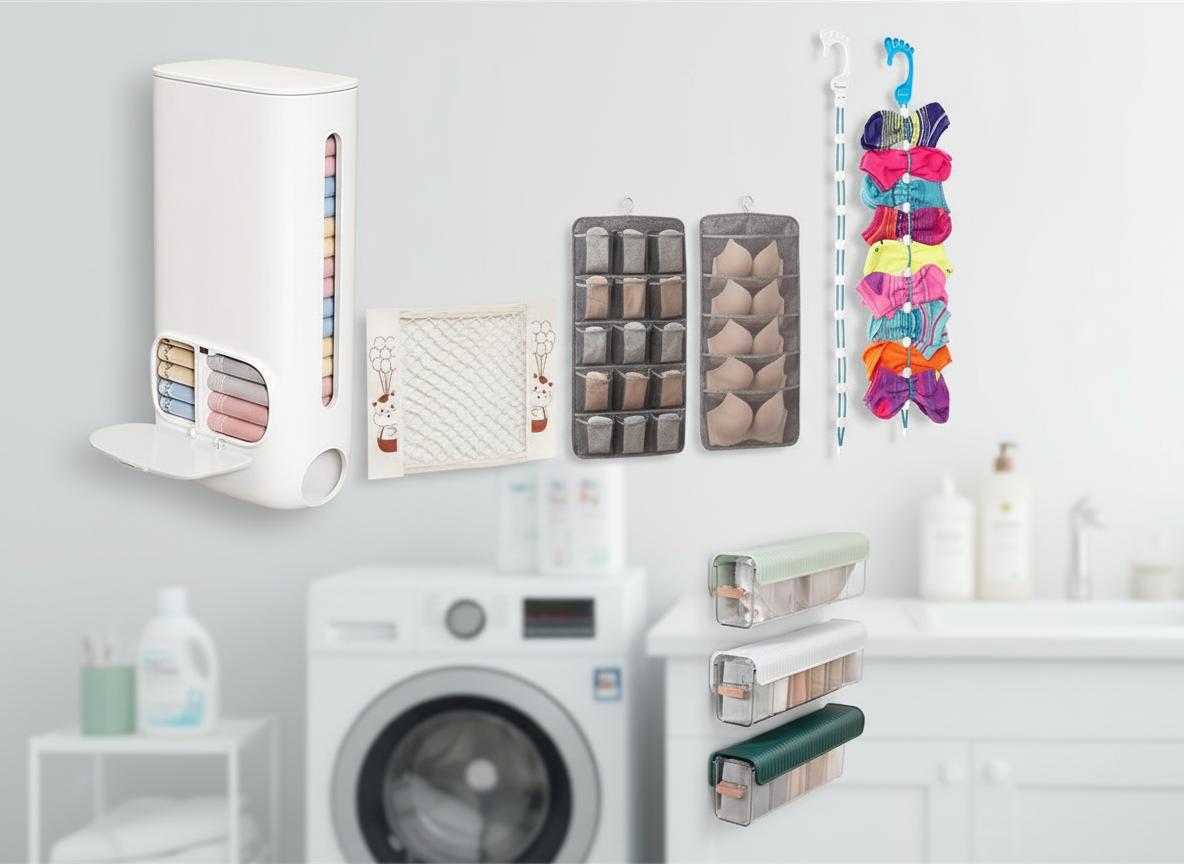 Best Wall-Mounted Sock Organizer - Maximizing Closet Space, Versatile Storage, and Easy Access