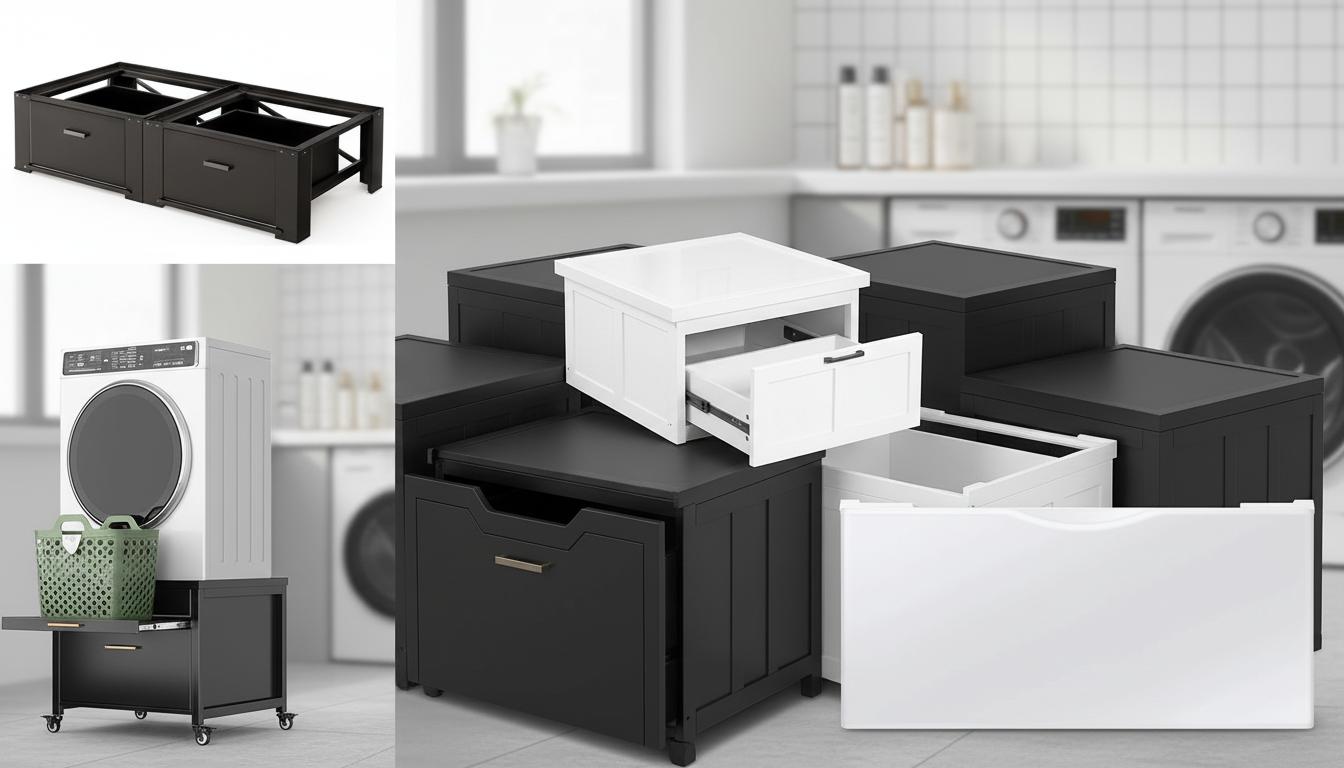Best Washing Machine Pedestal Drawer - Extra Storage, Ergonomic Design, Space-Saving Solution