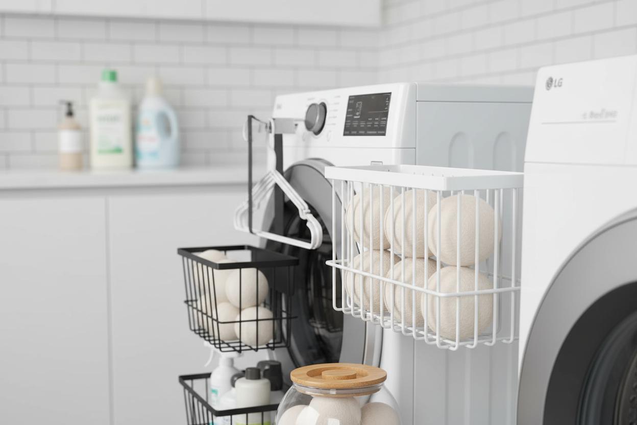Best Wool Dryer Ball Organizer - Easy Installation, Space-Saving Design, Tool-Free Setup