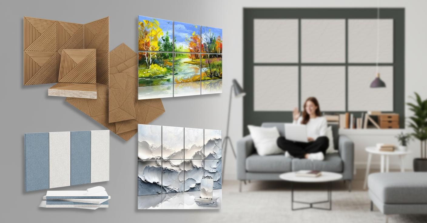 Best Acoustic Wall Art Panels - Stylish Sound Absorption, Enhanced Room Acoustics, Modern Design