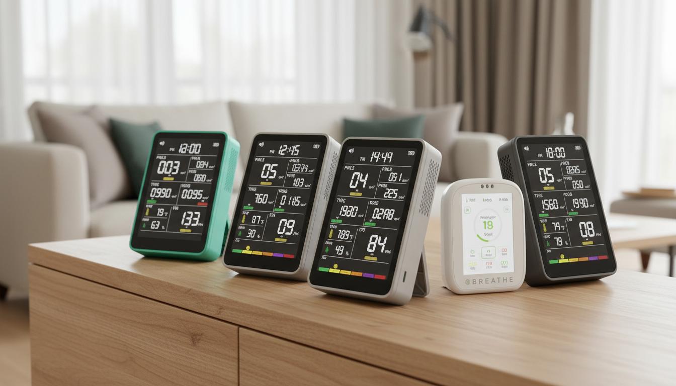 Best App-Controlled Indoor Air Quality Monitor - Comprehensive Analysis, Real-Time Alerts, User-Friendly Interface