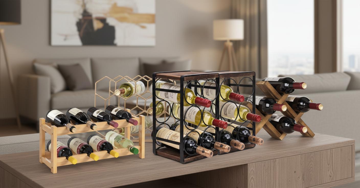 Best Compact Vertical Wine Rack - Space-Saving, Stylish Design, Easy Accessibility