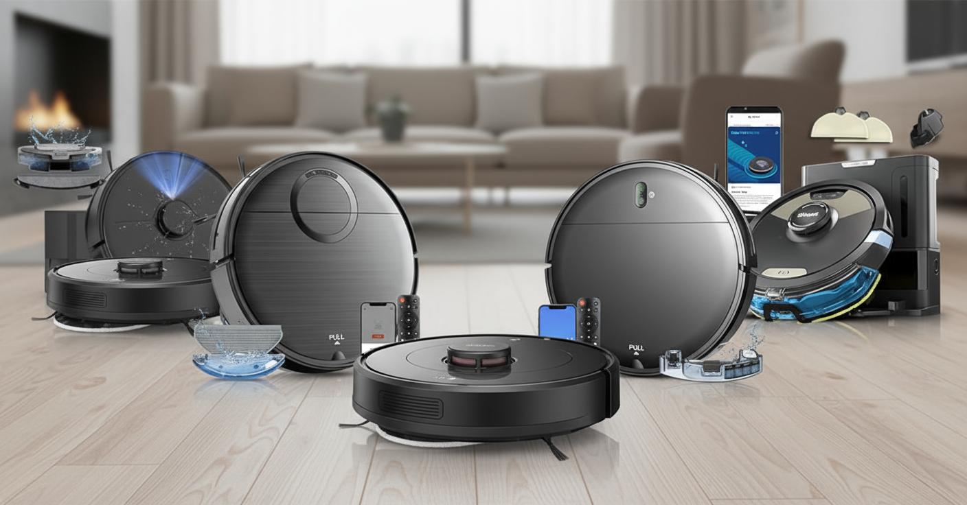 Best Cordless Robot Vacuum-Mop - Powerful Cleaning, Hands-Free Convenience, Advanced Navigation