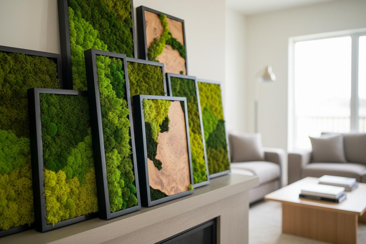 Best Eco-Friendly Moss Art Frame - Sustainable Materials, Lush Natural Greenery, Stylish Wall Accent