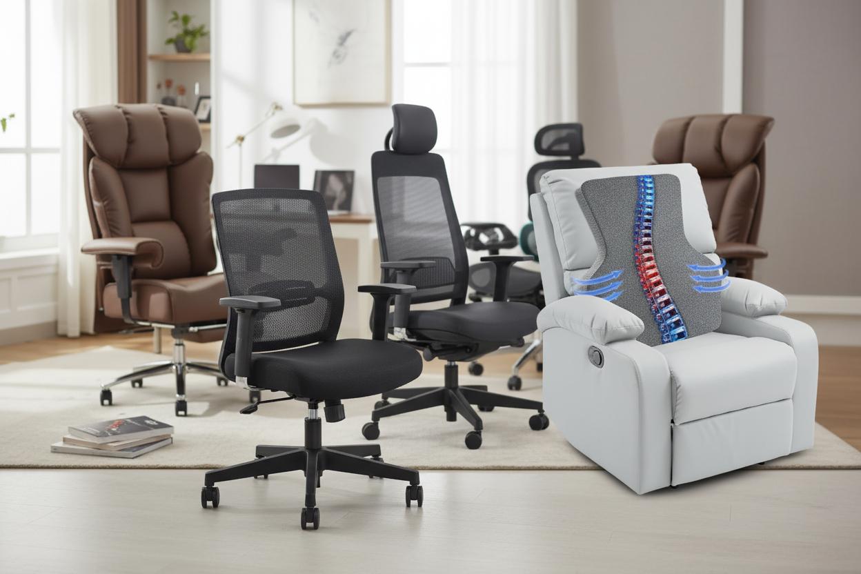 Best Ergonomic Recliner with Lumbar Support - Breathable Comfort, Adjustable Features and Enhanced Ergonomics