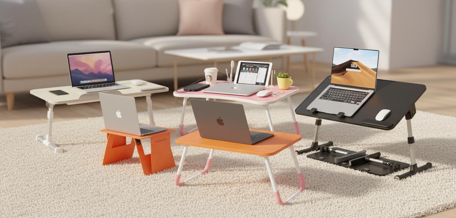 Best Foldable Lap Desk - Portable, Adjustable, Fits Laptops Up to 17 Inches