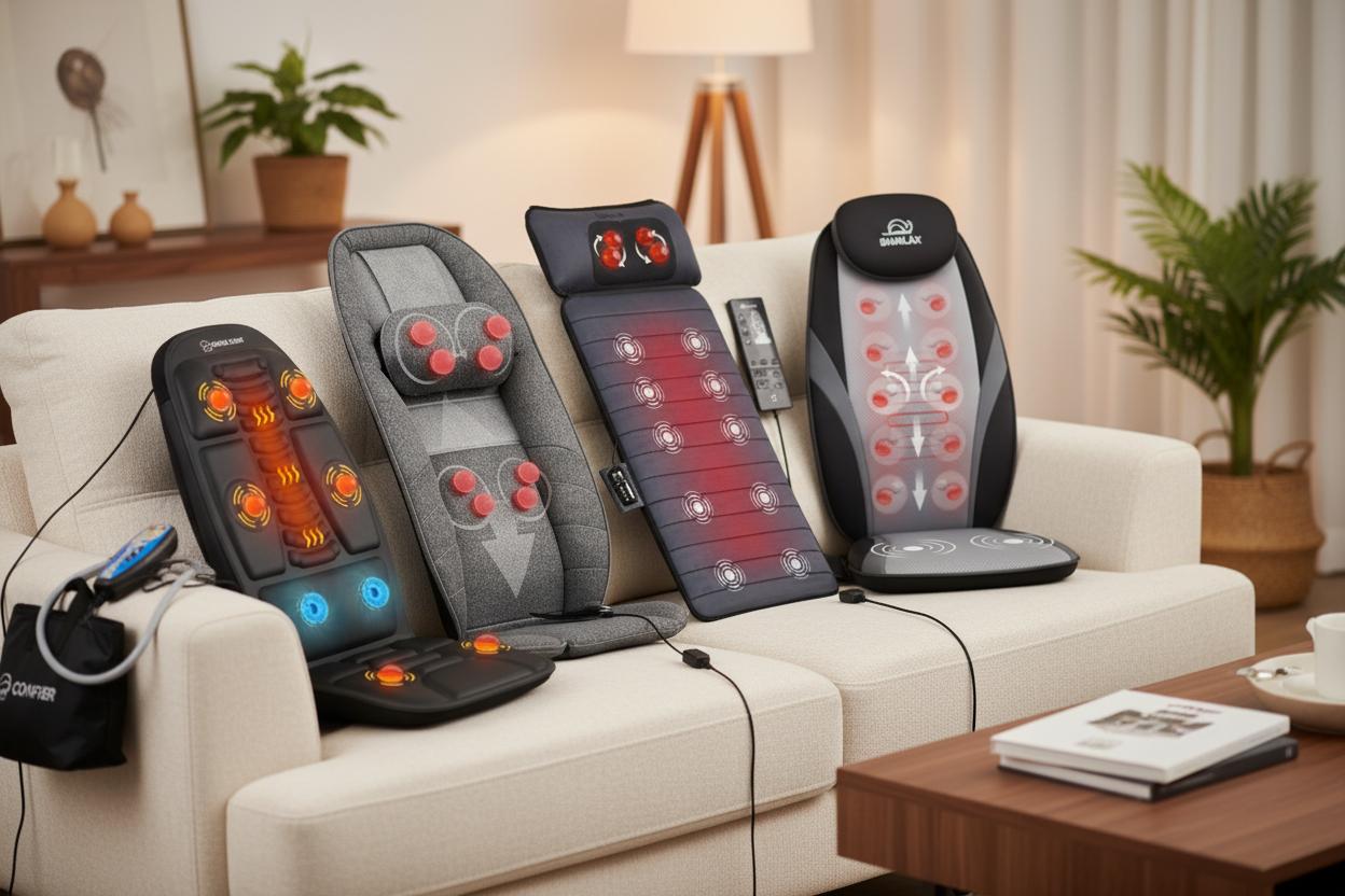 Best Heated Massage Recliner Cushion - Deep Tissue Relief, Full Body Comfort, Versatile Use
