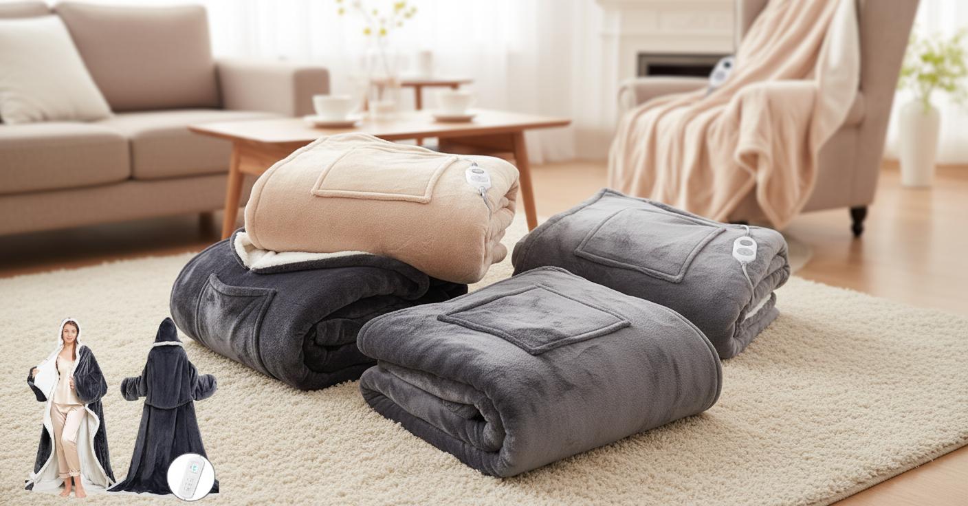 Best Heated Throw Blanket with Pockets - Cozy Warmth, Customizable Heat Settings, and Convenient Comfort