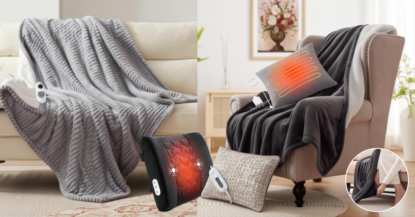 Best Heated Throw Pillow - Cozy Warmth, Customizable Heat Settings, Soft Comfort