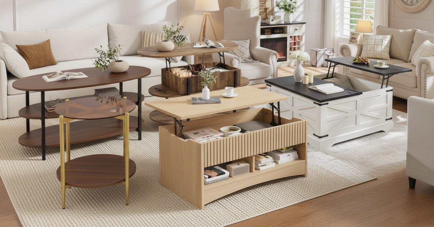 Best Hidden Storage Coffee Table - Maximizing Living Room Storage, Stylish Vintage Design, Durable Build