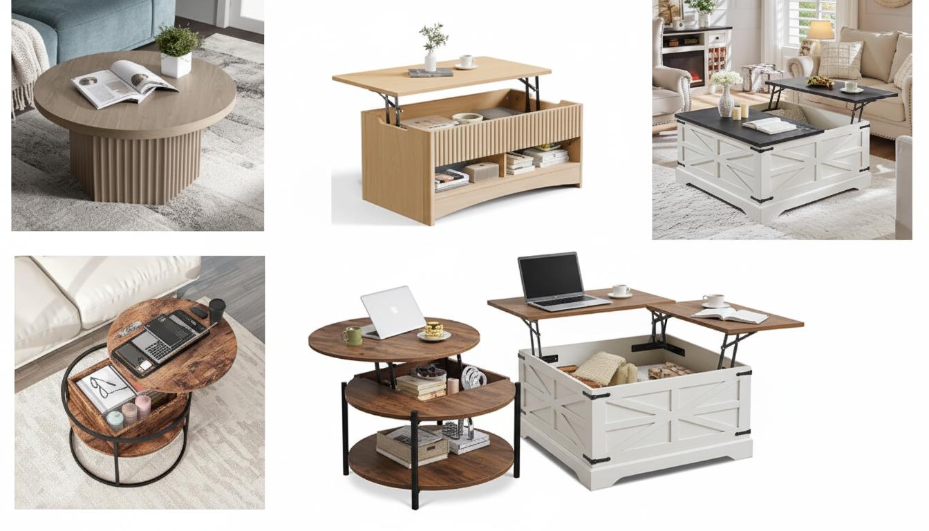 Best Hidden Storage Coffee Tables - Stylish Design, Functional Space-Saving, Modern Living Room Essential