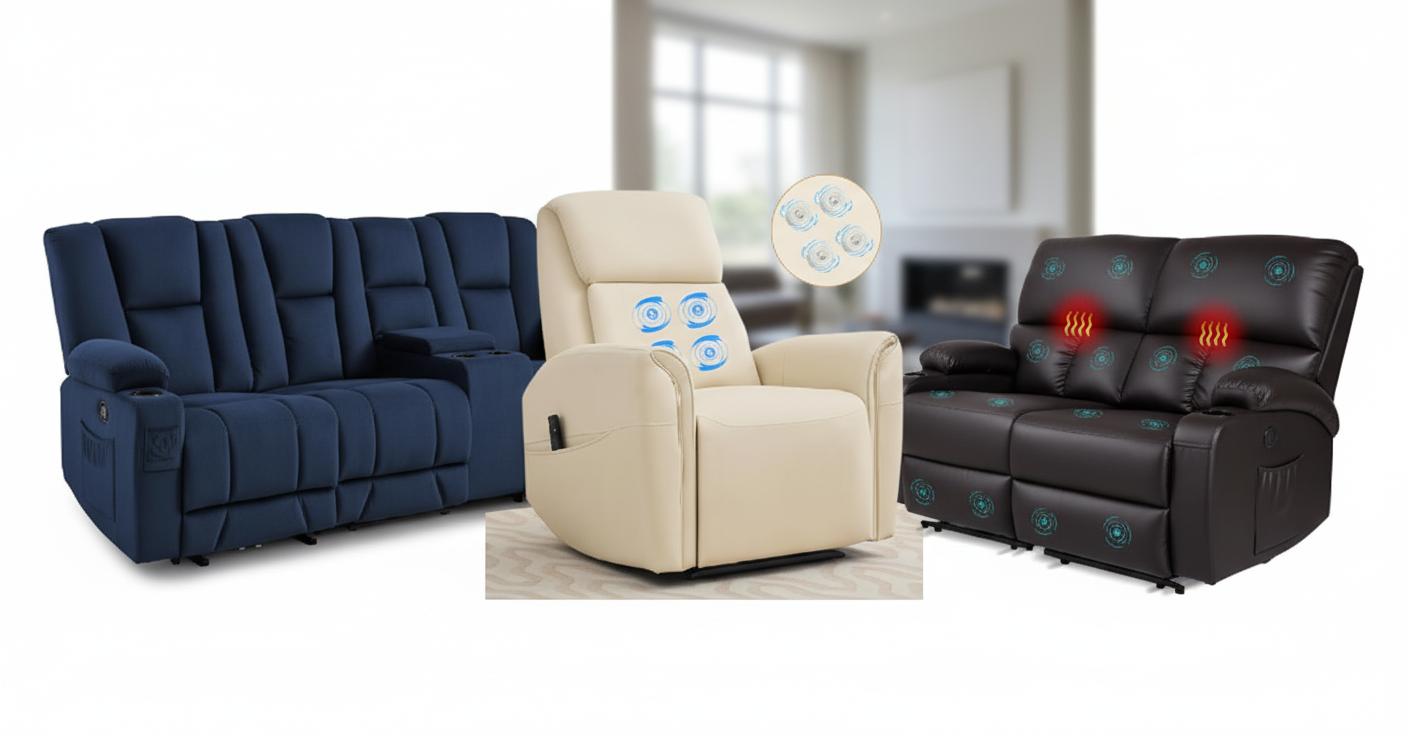 Best High-Tech Reclining Massage Sofa - Ultimate Relaxation, Heat Therapy, and Advanced Massage Features