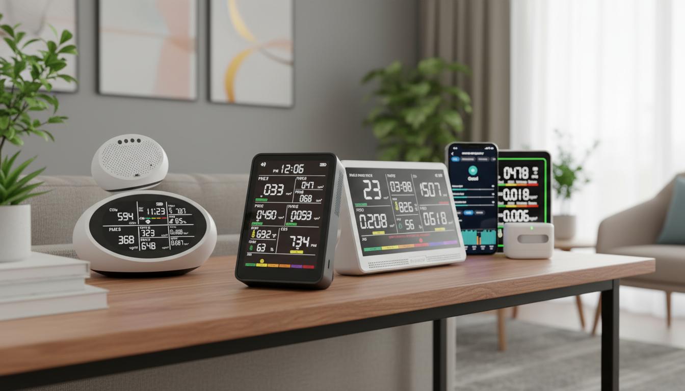 Best Indoor Air Quality Monitor - Accurate Detection, Real-Time Alerts and User-Friendly Interface