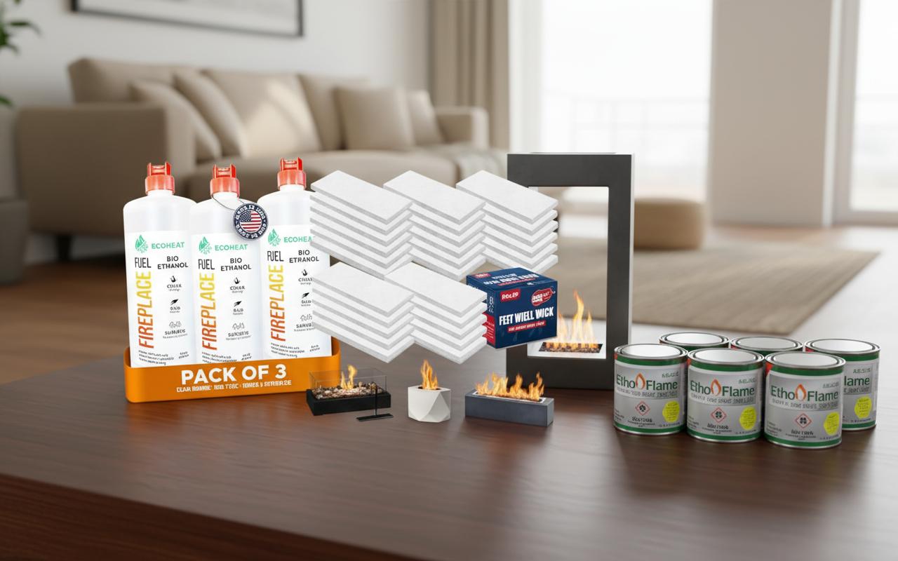 Best Indoor Bio-Ethanol Fireplace - Smokeless Heating, Eco-Friendly Fuel, and Stylish Design