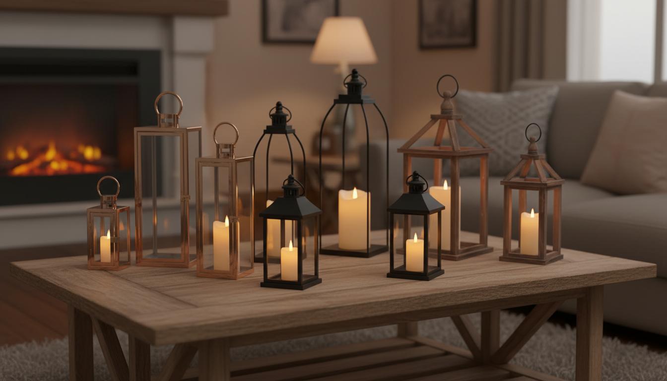 Best Indoor Fireplace Lanterns - Stylish Design, Durable Build, Enhances Outdoor Ambiance