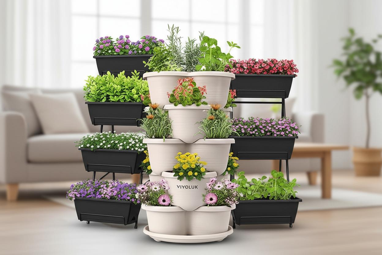Best Indoor Vertical Herb Garden - Space-Saving Design, Versatile Planting, Easy Maintenance