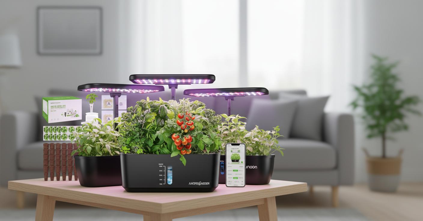 Best Living Room Hydroponic Herb Kit - Complete Pod Set, AeroGarden Compatibility, Indoor Gardening Convenience