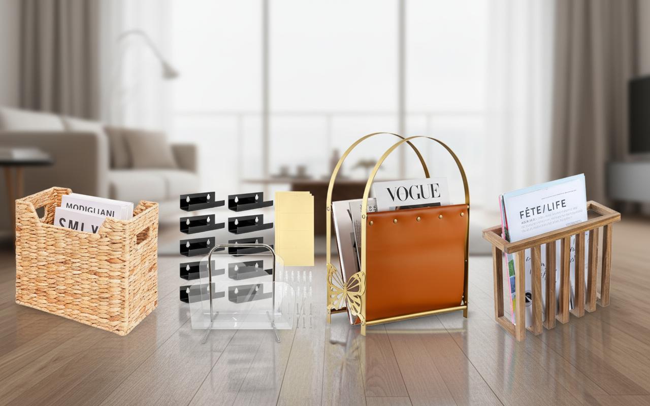 Best Minimalist Magazine Rack - Sleek Design, Space-Saving, Durable Material