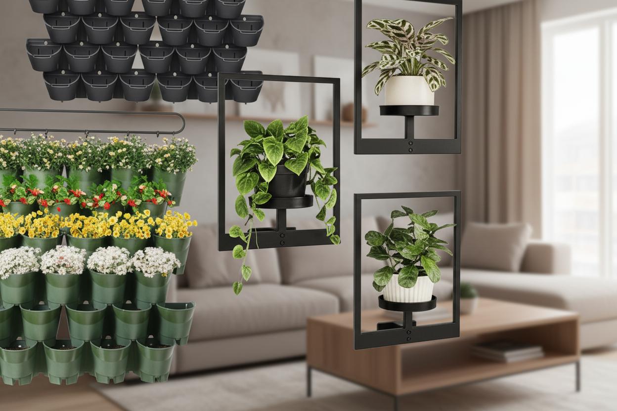Best Modular Indoor Plant Wall - Ideal for Plant Propagation, Stylish Home Decor, and Easy Installation