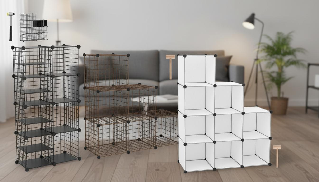 Best Modular Plug-and-Play Shelving Units - Maximizing Storage Space, Flexible Cube Configurations, Easy Customization