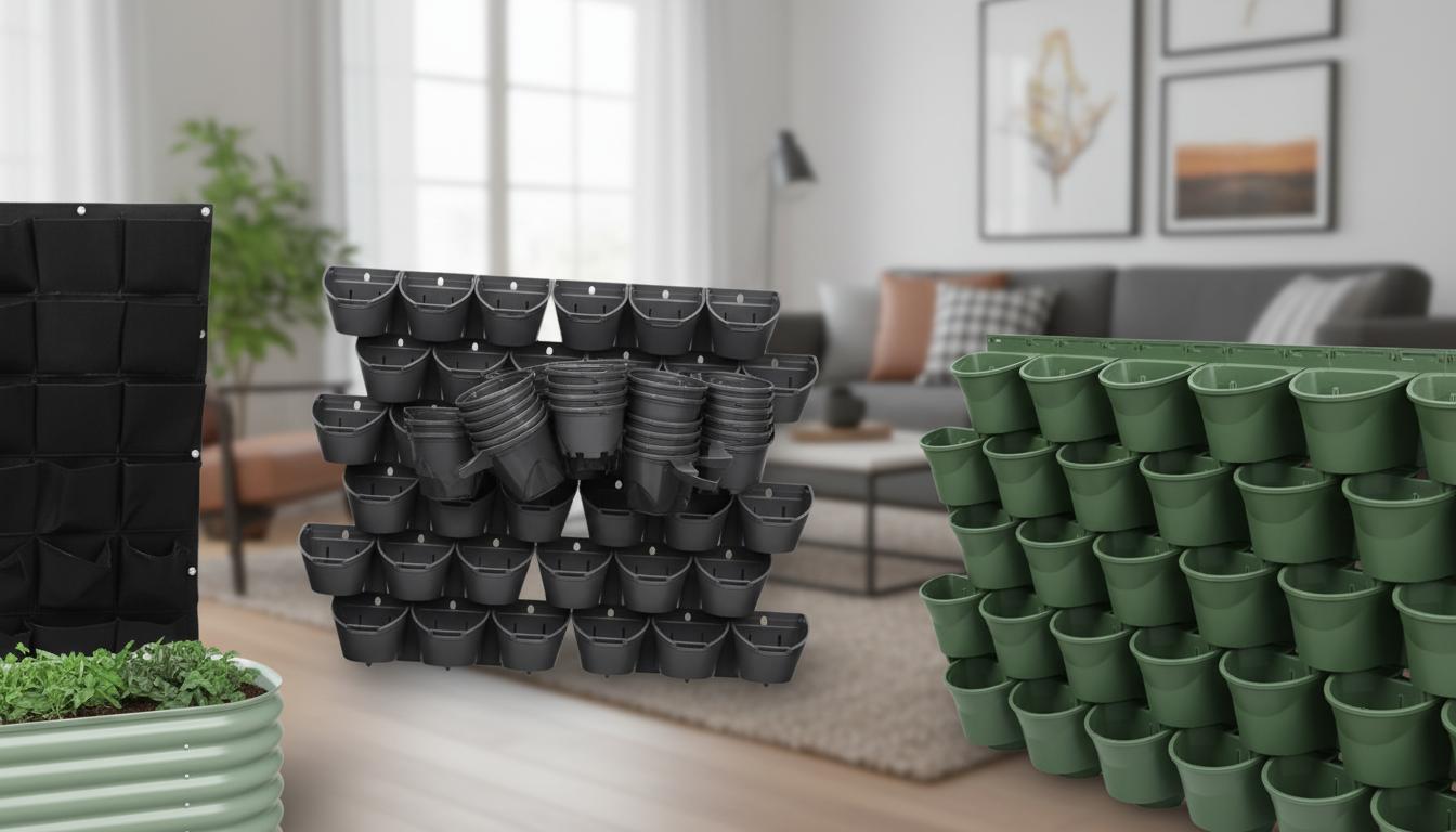 Best Modular Vertical Wall Garden - Durable Design, Spacious 36 Pockets, Versatile for Indoor and Outdoor Use