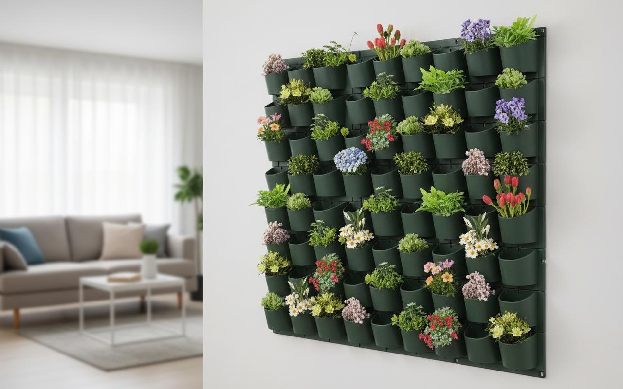 Best Modular Wall-Mounted Planter - Space-Saving Design, Self-Watering Functionality, Easy Installation