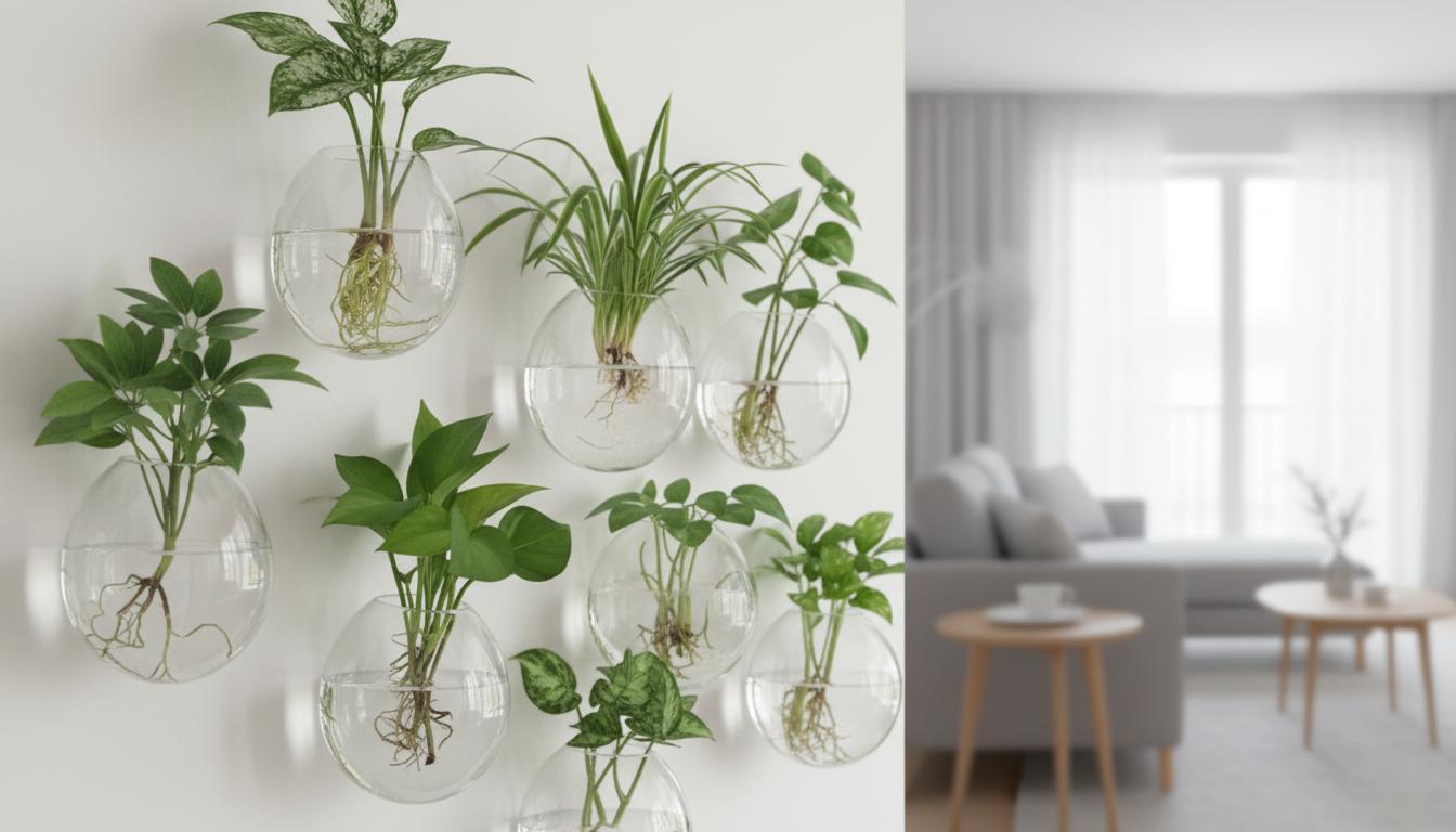 Best Modular Wall-Mounted Terrarium - Stylish Design, Space-Saving Setup, Hydroponic Friendly