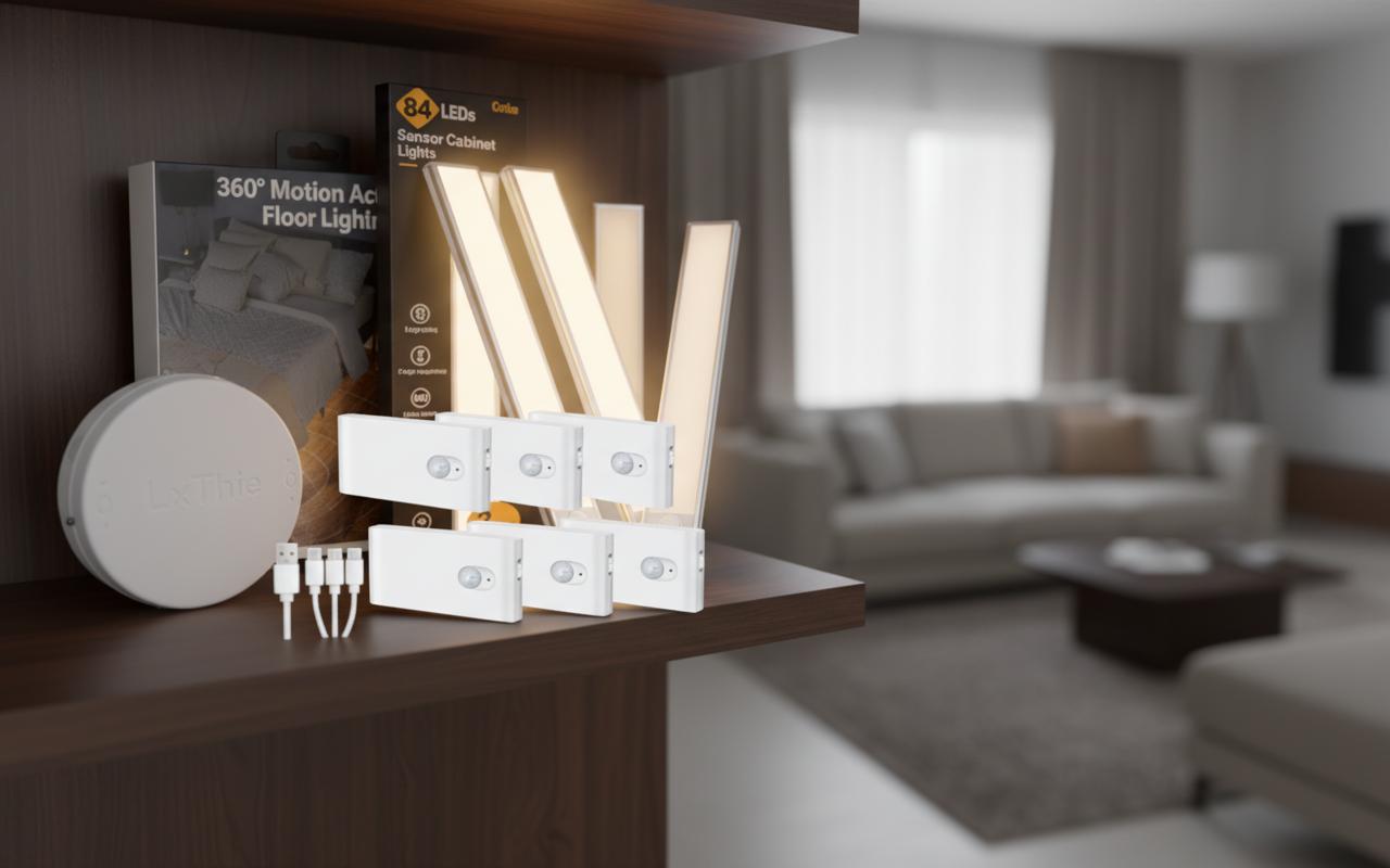 Best Motion-Activated Shelf Lighting - Hands-Free, Dimmable, Easy Installation