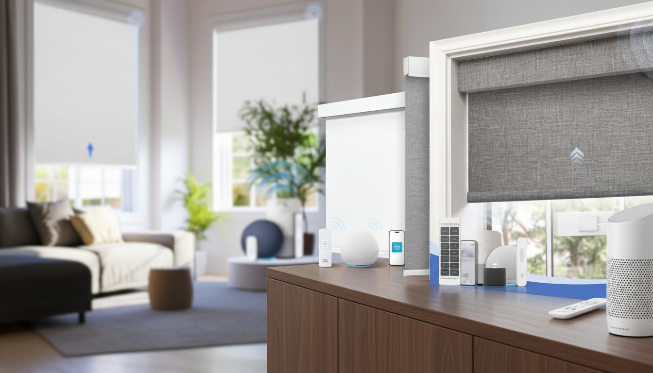 Best Motorized Blackout Curtain System - Energy-Efficient, Smart Window Control, Easy Installation
