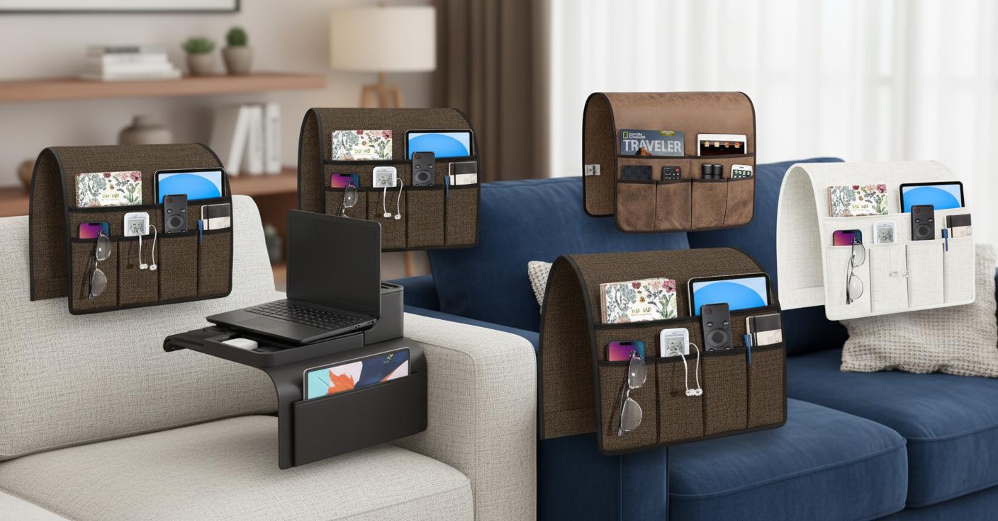 Best Multifunction Remote Caddy Armrest - Easy Organization, Convenient Access, Space-Saving Design