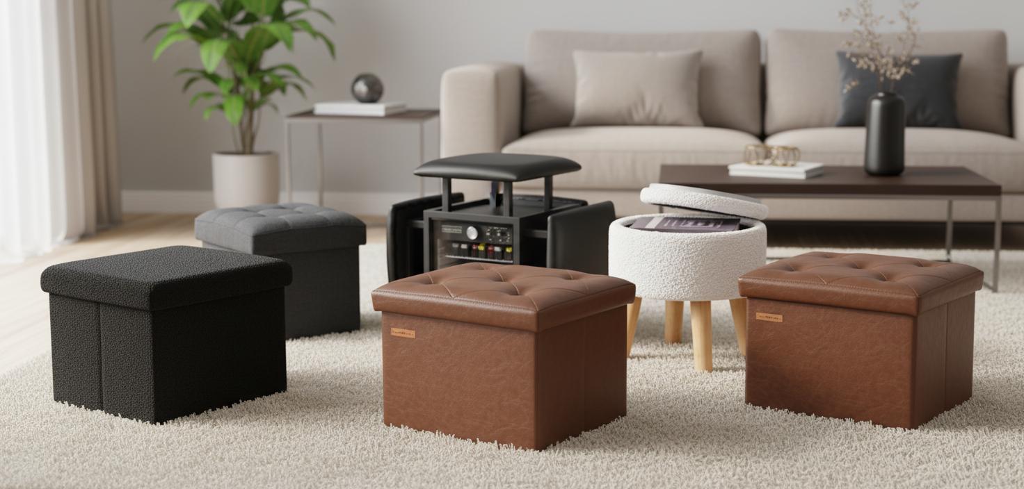 Best Multifunctional Ottoman with Mini Fridge - Space-Saving, Dual-Purpose, and Convenient Storage