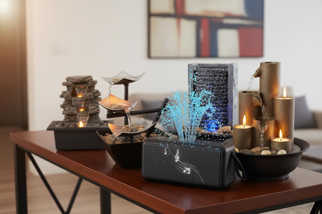 Best Noise-Cancelling Indoor Water Fountain - Soothing Water Sounds, Calming Ambiance, Effective Noise Reduction