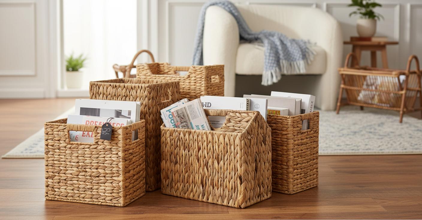 Best Rattan Magazine Rack - Stylish, Natural, and Durable Storage Solution