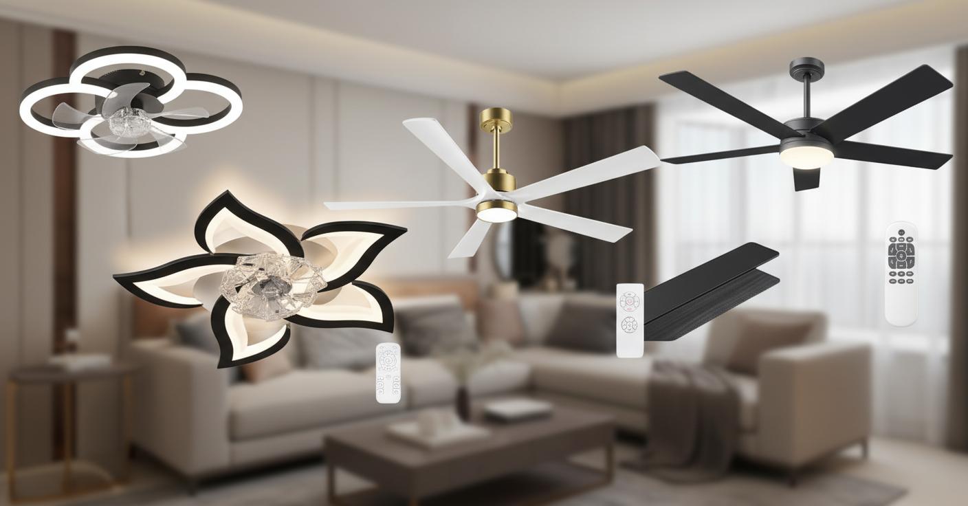 Best Remote-Control Ceiling Fan Light - Modern Design, Versatile Lighting, Seamless Airflow Control