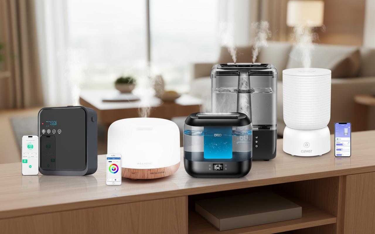 Best Scent-Diffusing Smart Humidifier - Wide Coverage, Fragrance-Filled Environment, Intelligent Control