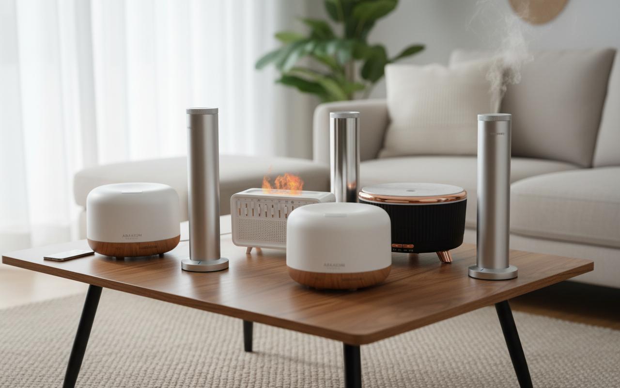 Best Smart Aroma Diffuser Lamp - Relaxing Ambiance, Quiet Operation, Smart Control