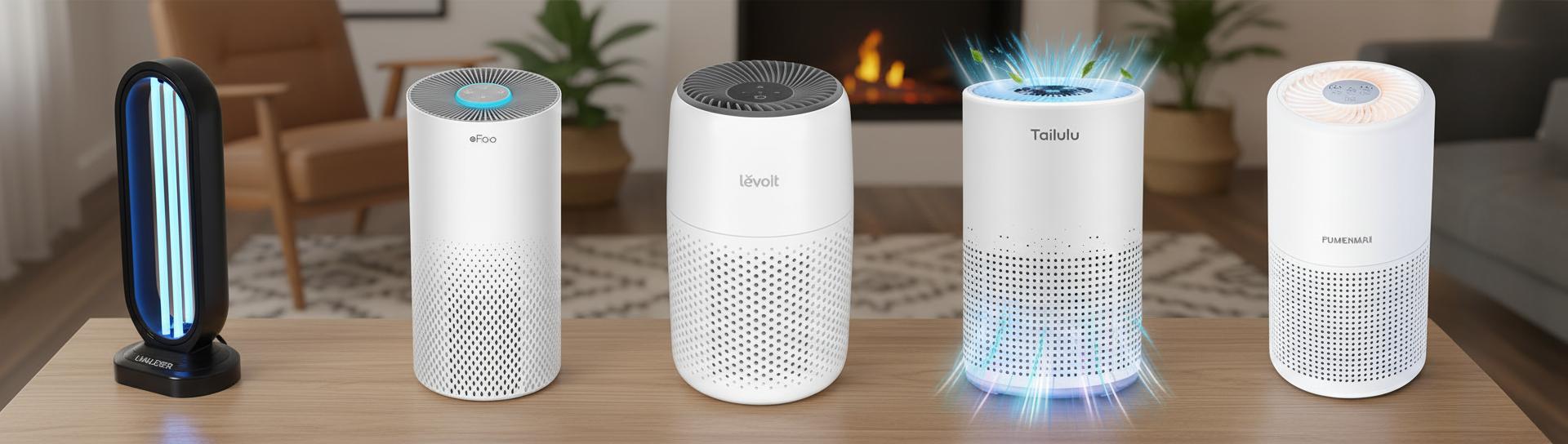 Best Ultra-Quiet Air Purifying Lamp - Efficient Germ Elimination, Silent Operation, and Versatile Room Use