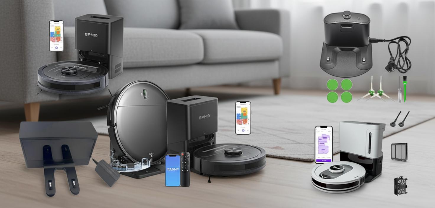 Best Under-Sofa Robot Vacuum Dock - Powerful Suction, Hands-Free Cleaning, Pet Hair Removal