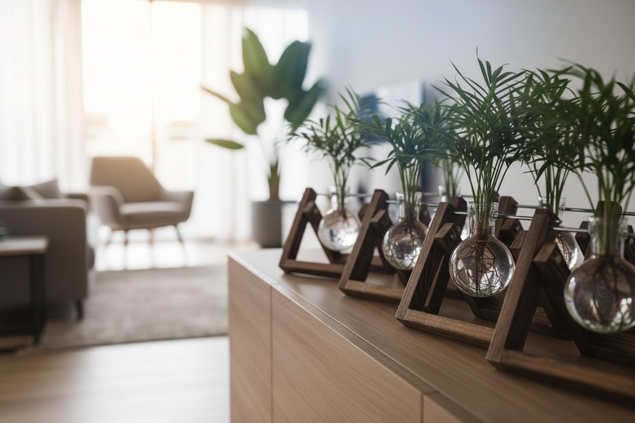 Best UV Air-Purifying Indoor Planter - Stylish Design, Effective Purification, Desktop Propagation