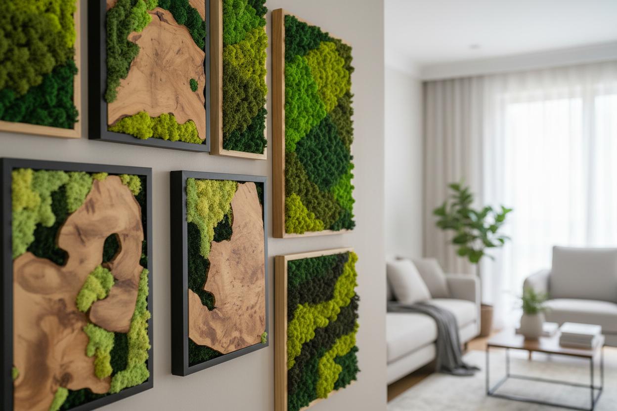 Best Vertical Moss Art Panel - Eco-Friendly, Low Maintenance, Stylish Green Decor