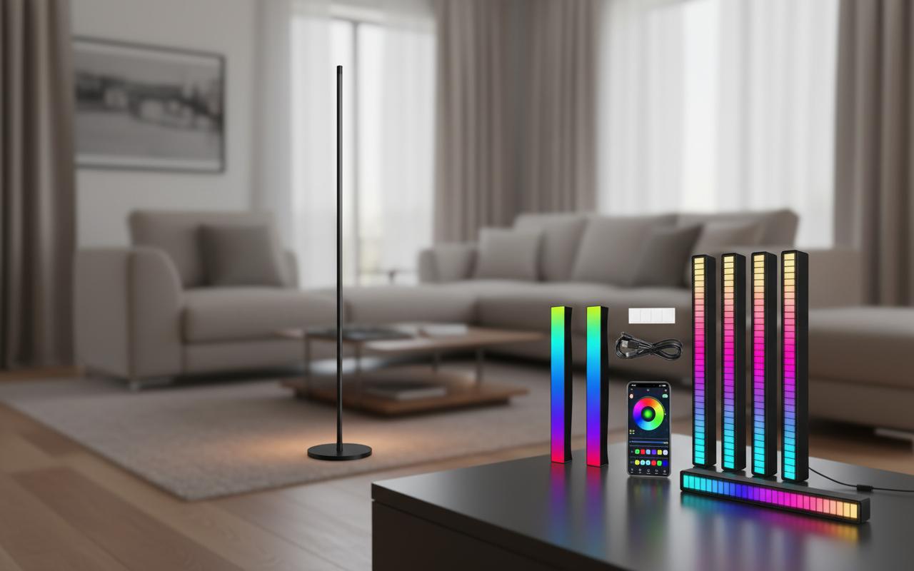 Best Voice-Activated Ambient Lighting System - Vibrant Colors, Customizable Settings, Seamless Voice Control